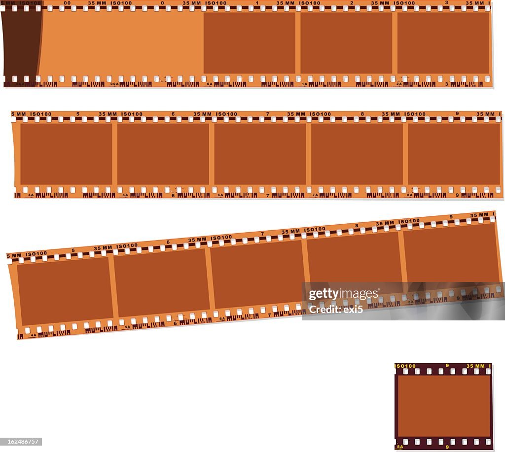 Negative film and slide