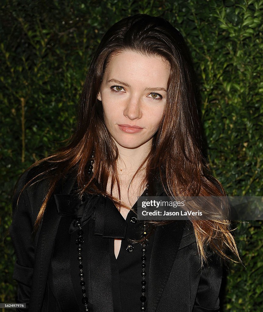 Talulah Riley Actress Talulah Riley attends the Chanel Pre-Oscar dinner at Madeo ...