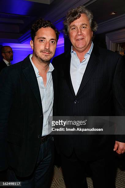 Director Pablo Larrain and Sony Pictures Classics Co-Founder/Co-President Tom Bernard attend the Sony Pictures Classics Pre-Oscar Dinner at The...