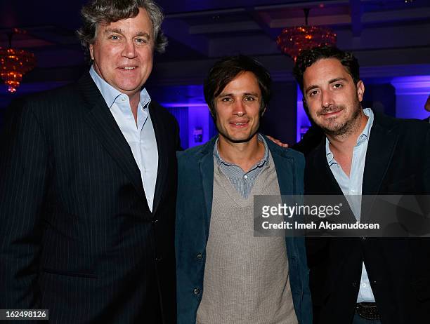 Sony Pictures Classics Co-Founder/Co-President Tom Bernard, actor Gael Garcia Bernal, and director Pablo Larrain attend the Sony Pictures Classics...