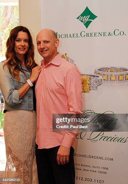 Gina Holden and Michael Greene attend Eco Oscars 2013 on February 23, 2013 in Beverly Hills, California.