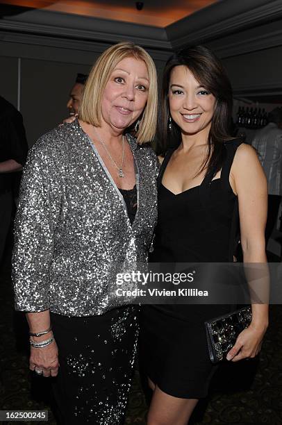 Nancee Borgnine and Ming-Na Wen attend The Borgnine Movie Star Gala at Sportsmen's Lodge Event Center on February 23, 2013 in Studio City, California.