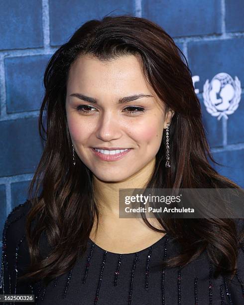 Actress Samantha Barks attends Montblanc's 2nd annual Pre-Oscar brunch celebrating the "Signature For Good" collection with UNICEF at Hotel Bel-Air...