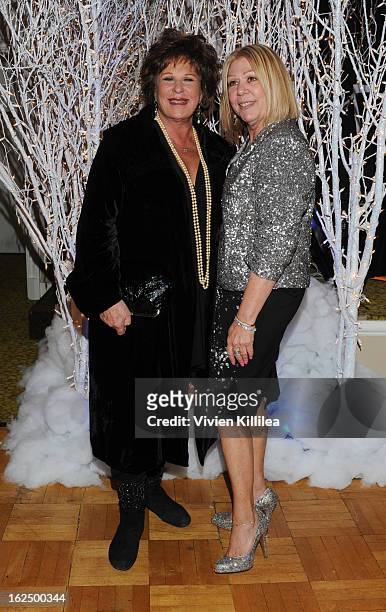 Lainie Kazan and Nancee Borgnine attend The Borgnine Movie Star Gala at Sportsmen's Lodge Event Center on February 23, 2013 in Studio City,...