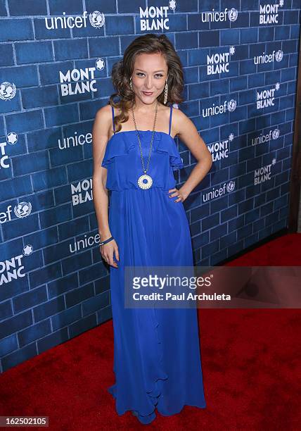 Actress Lauren C. Mayhew attends Montblanc's 2nd annual Pre-Oscar brunch celebrating the "Signature For Good" collection with UNICEF at Hotel Bel-Air...