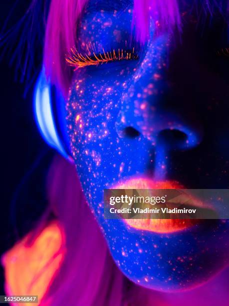 775 Glow In Dark Makeup Stock Photos, High-Res Pictures, and Images - Getty  Images