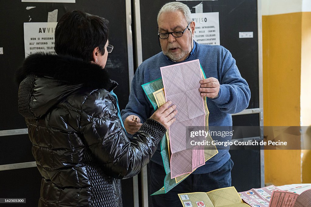 Italy Vote In General Election