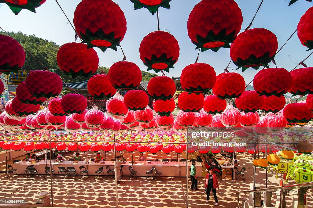 Buddha's birthday lanterns