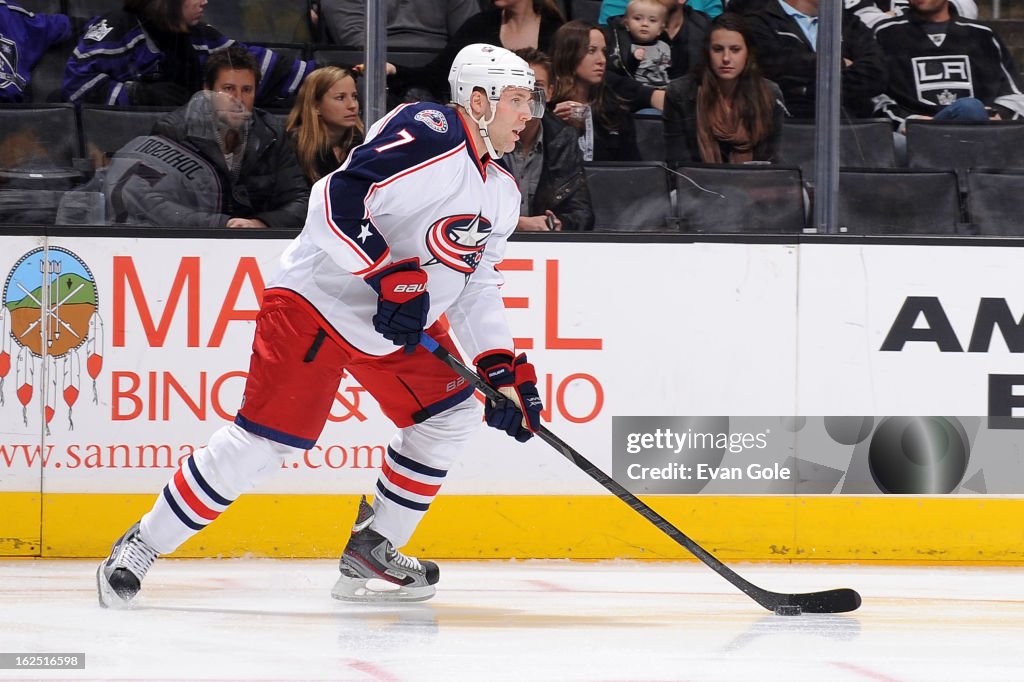 Columbus Blue Jackets v Los Angeles Kings