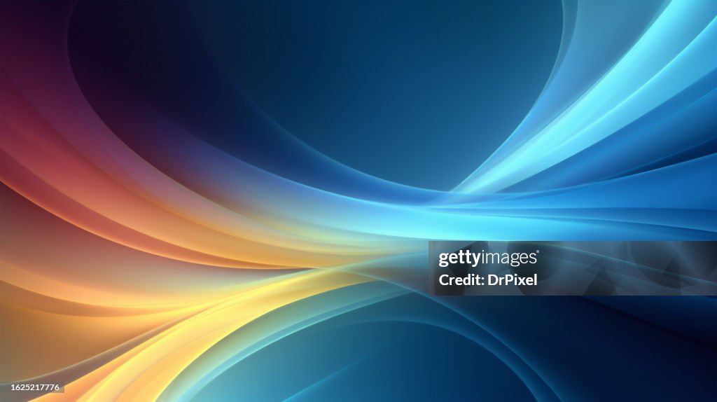 Abstract Gradient Background with Delicate Waves
