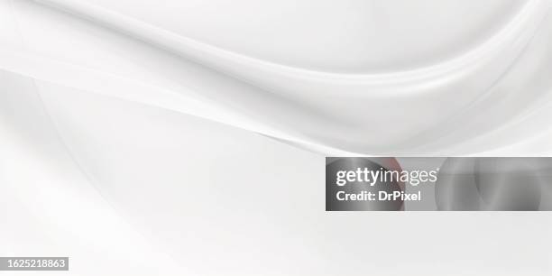 abstract white waves background - white silk stock pictures, royalty-free photos & images