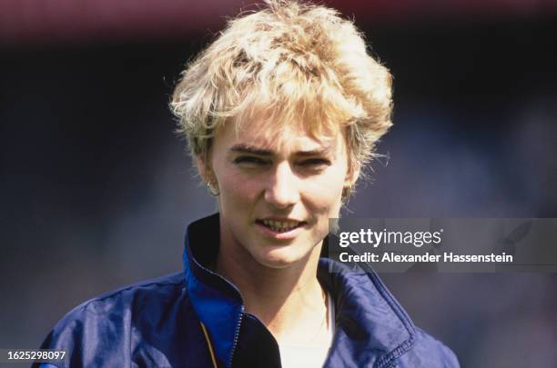 German athlete Heike Drechsler attends the ASV-Sportfest in Cologne, North Rhine-Westphalia, Germany, 21st August 1994.