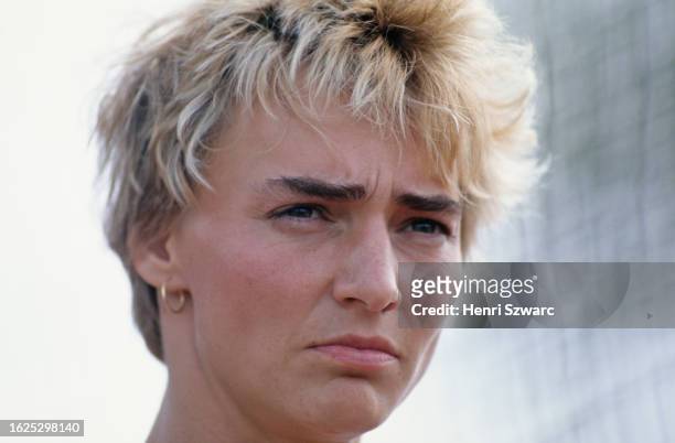 German athlete Heike Drechsler attends the 1994 Decastar, an annual athletics meeting, held at the Pierre Paul Bernard stadium in Talence, Gironde,...