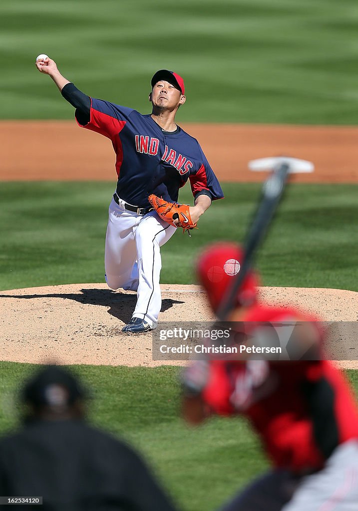 Cincinnati Reds v Cleveland Indians