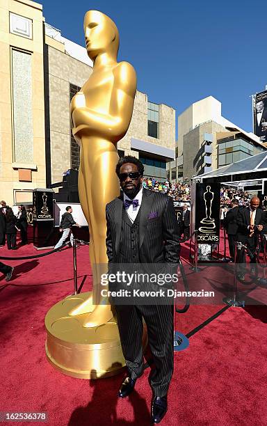 Football player Ed Reed attends the Oscars at Hollywood & Highland Center on February 24, 2013 in Hollywood, California.