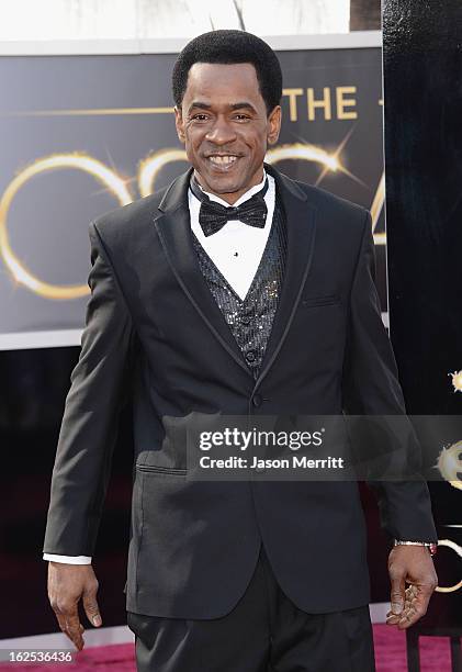 Actor Dwight Henry arrives at the Oscars at Hollywood & Highland Center on February 24, 2013 in Hollywood, California.