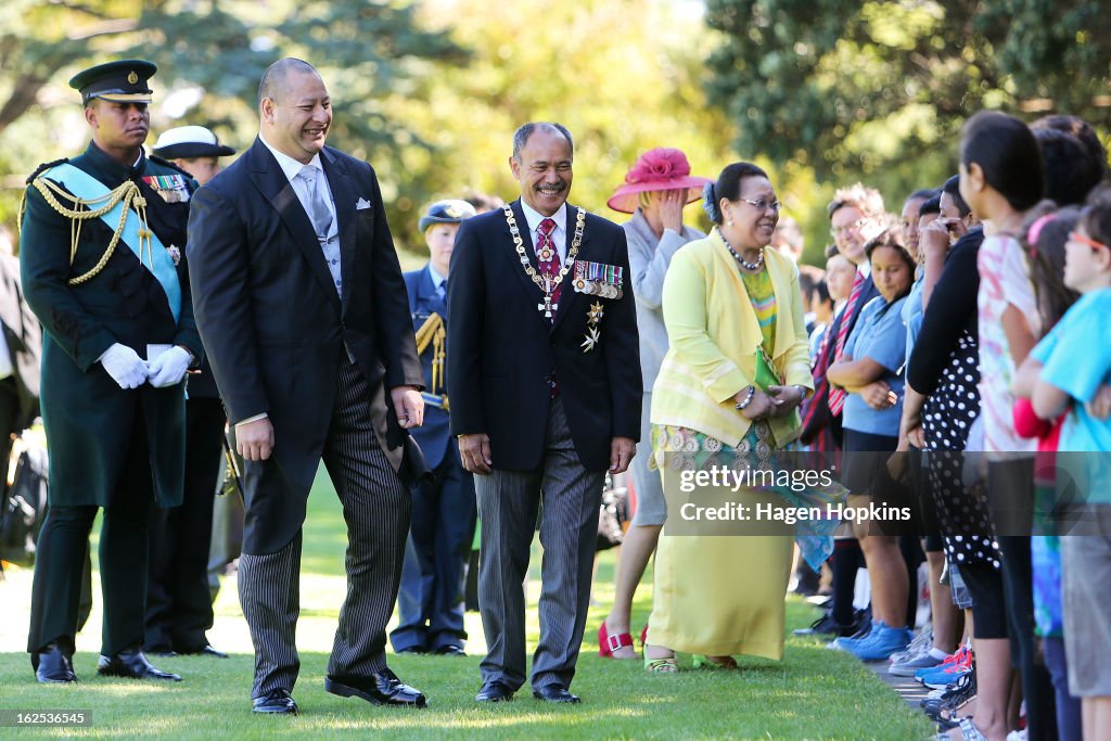 King Tupou VI Visits Wellington