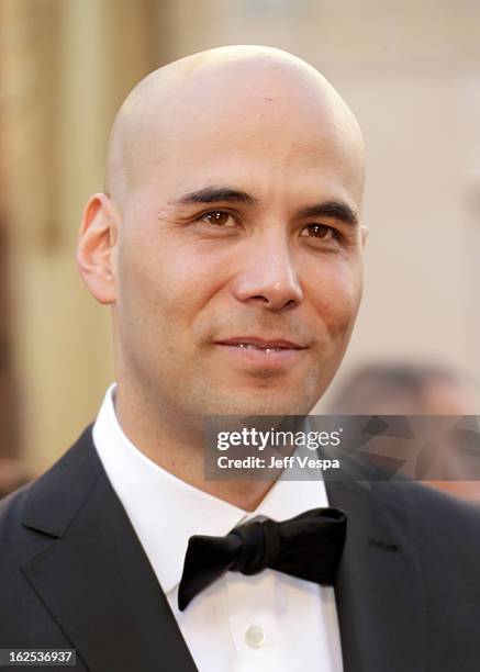 Writer/director Kim Nguyen arrives at the Oscars at Hollywood & Highland Center on February 24, 2013 in Hollywood, California.