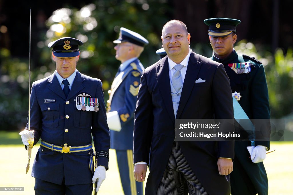 King Tupou VI Visits Wellington