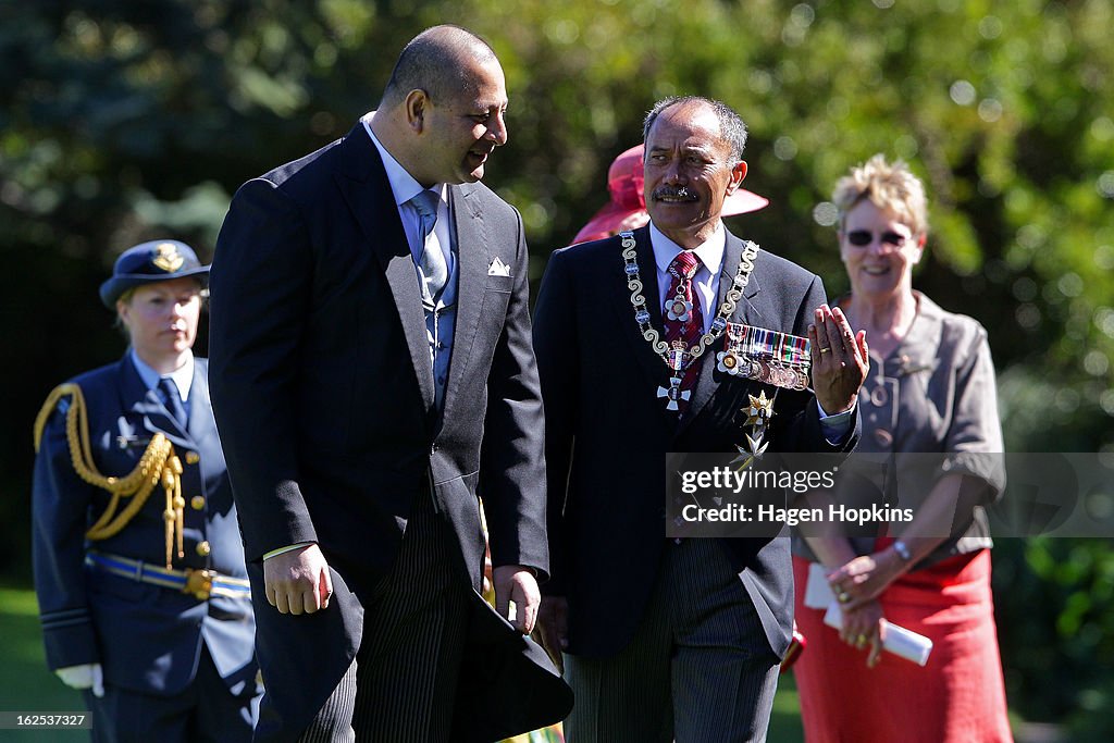 King Tupou VI Visits Wellington