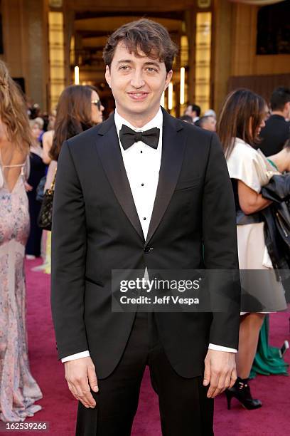 Filmmaker Benh Zeitlin arrives at the Oscars at Hollywood & Highland Center on February 24, 2013 in Hollywood, California.