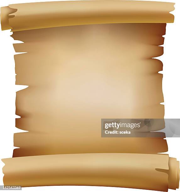 old paper - parchment scroll stock illustrations