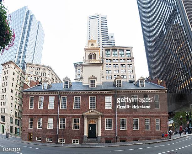boston, old state house - freedom trail stock pictures, royalty-free photos & images