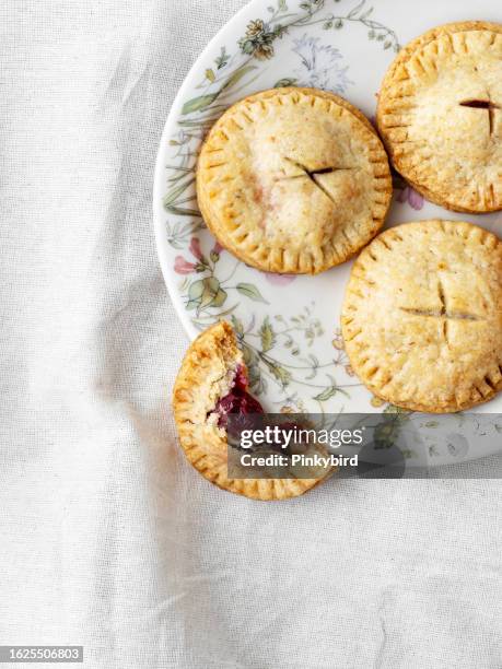 cherry pie, cookies, cherry cookies, pie, shortbread - cherry pie stock pictures, royalty-free photos & images