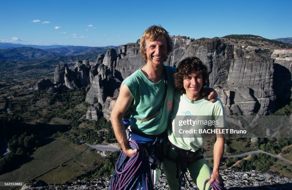 Catherine Destivelle And Her Husband Erik Decamp Climb The Rock Of catherine-destivelle-and-her-husband-erik-decamp-climb-the-rock-of