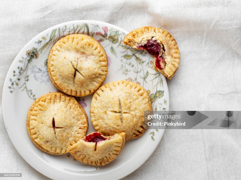 Kirschkuchen, Kekse, Kirschkekse, Torte, Mürbeteig