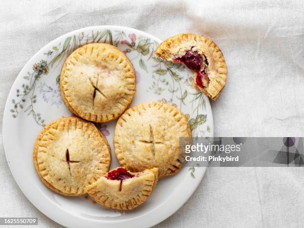 cherry pie, cookies, cherry cookies, pie, shortbread - cherry pie stock pictures, royalty-free photos & images