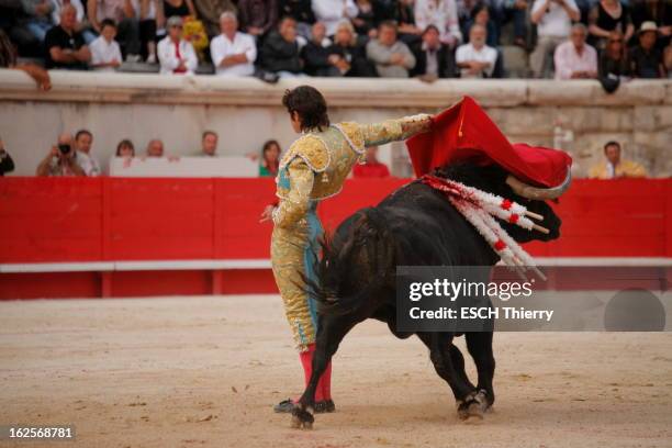 The Nimes Feria 2008 With Sebastien Castella. Féria de Nîmes - 10 mai 2008 --- Sébastien CASTELLA dans l'arène.