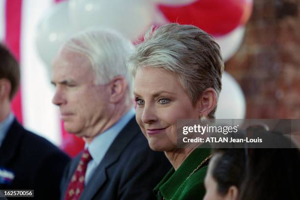 American Presidential Elections Of November 2000 Election Campaign Of John Mac Cain. Aux Etats-Unis, en Caroline du Sud, en février 2000, à...