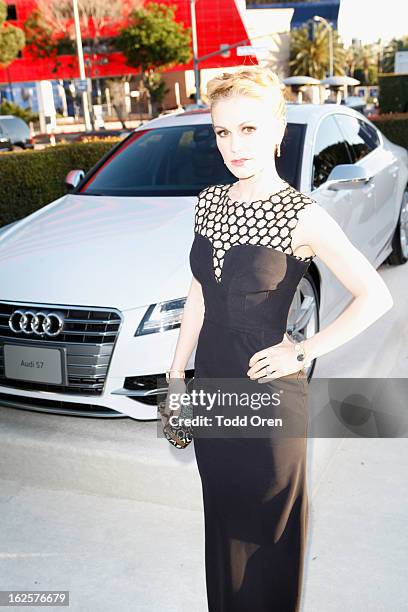 Actress Anna Paquin attends Audi at 21st Annual Elton John AIDS Foundation Academy Awards Viewing Party at West Hollywood Park on February 24, 2013...