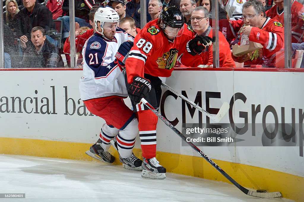 Columbus Blue Jackets v Chicago Blackhawks