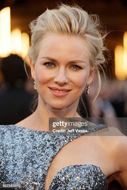 Actress Naomi Watts arrives at the Oscars at Hollywood & Highland Center on February 24, 2013 in Hollywood, California.