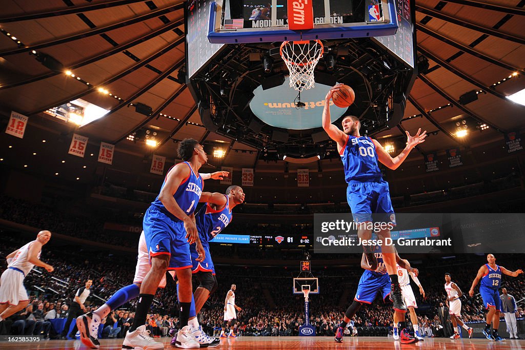 Philadelphia 76ers v New York Knicks