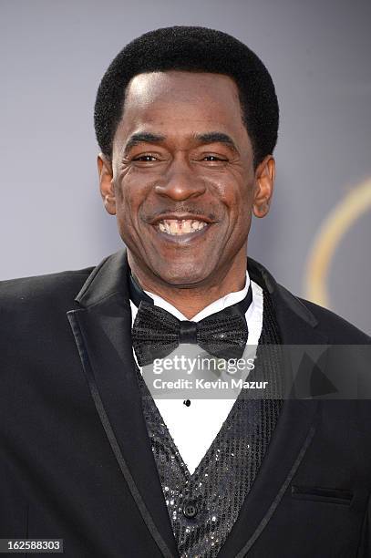 Actor Dwight Henry arrives at the Oscars held at Hollywood & Highland Center on February 24, 2013 in Hollywood, California.