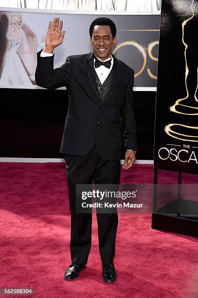 Actor Dwight Henry arrives at the Oscars held at Hollywood & Highland Center on February 24, 2013 in Hollywood, California.