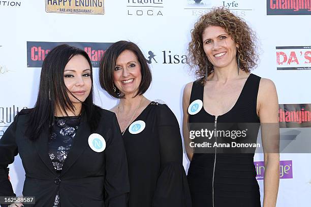 Nerium Ad attend the Los Angeles premiere of the movie "Changing Hands" at The Happy Ending Bar & Restaurant on February 24, 2013 in Hollywood,...