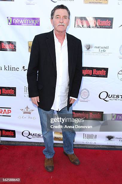 Bobby Winter attends the Los Angeles premiere of the movie "Changing Hands" at The Happy Ending Bar & Restaurant on February 24, 2013 in Hollywood,...