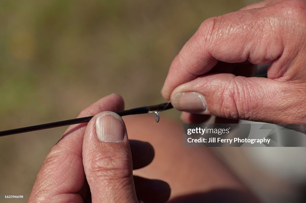 Threading the rod