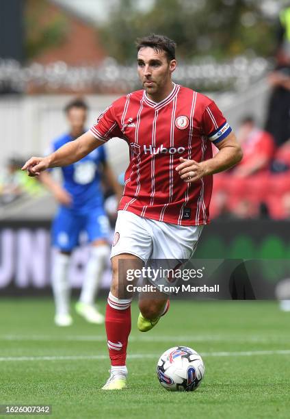 Matty James of Bristol City during the Sky Bet Championship match between Bristol City and Birmingham City at Ashton Gate on August 19, 2023 in...