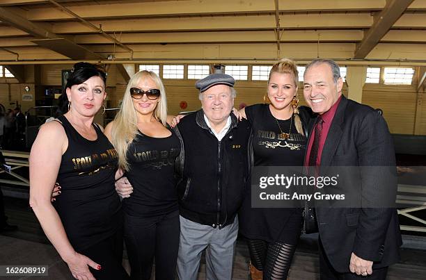 Iryna Burke, Dita Clark, Dick Van Patten, Josie Goldberg and Phil Daniels attend Reality TV Personality Josie Goldberg and her race horse...