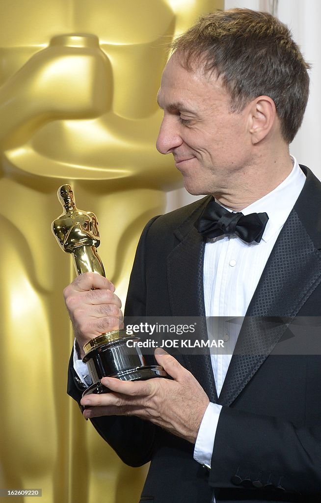 US-OSCARS-PRESS ROOM