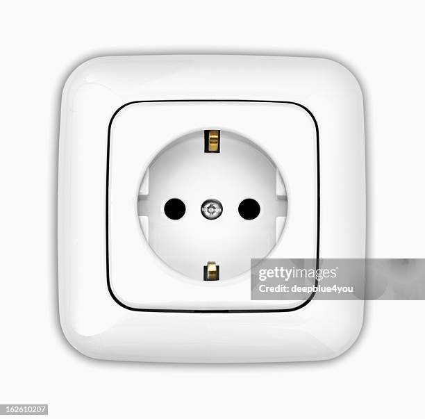 tomada de força europeia - plug socket - fotografias e filmes do acervo