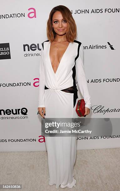 Nicole Richie attends the 21st Annual Elton John AIDS Foundation Academy Awards Viewing Party at West Hollywood Park on February 24, 2013 in West...