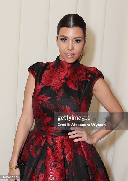 Kourtney Kardashian attends Grey Goose at 21st Annual Elton John AIDS Foundation Academy Awards Viewing Party at West Hollywood Park on February 24,...