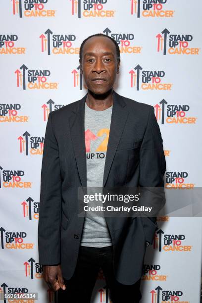 In this image released on August 19, Don Cheadle attends the Stand Up To Cancer Biennial Telecast, marking 15 years of impact in cancer research, at...