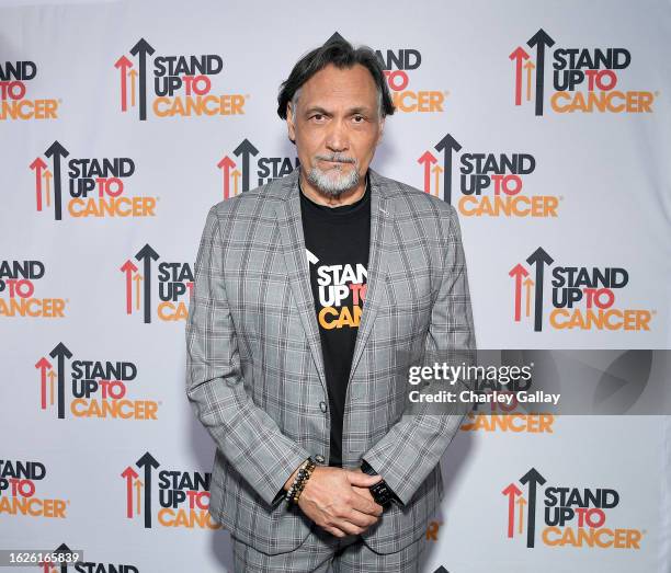 In this image released on August 19, Jimmy Smits attends the Stand Up To Cancer Biennial Telecast, marking 15 years of impact in cancer research, at...